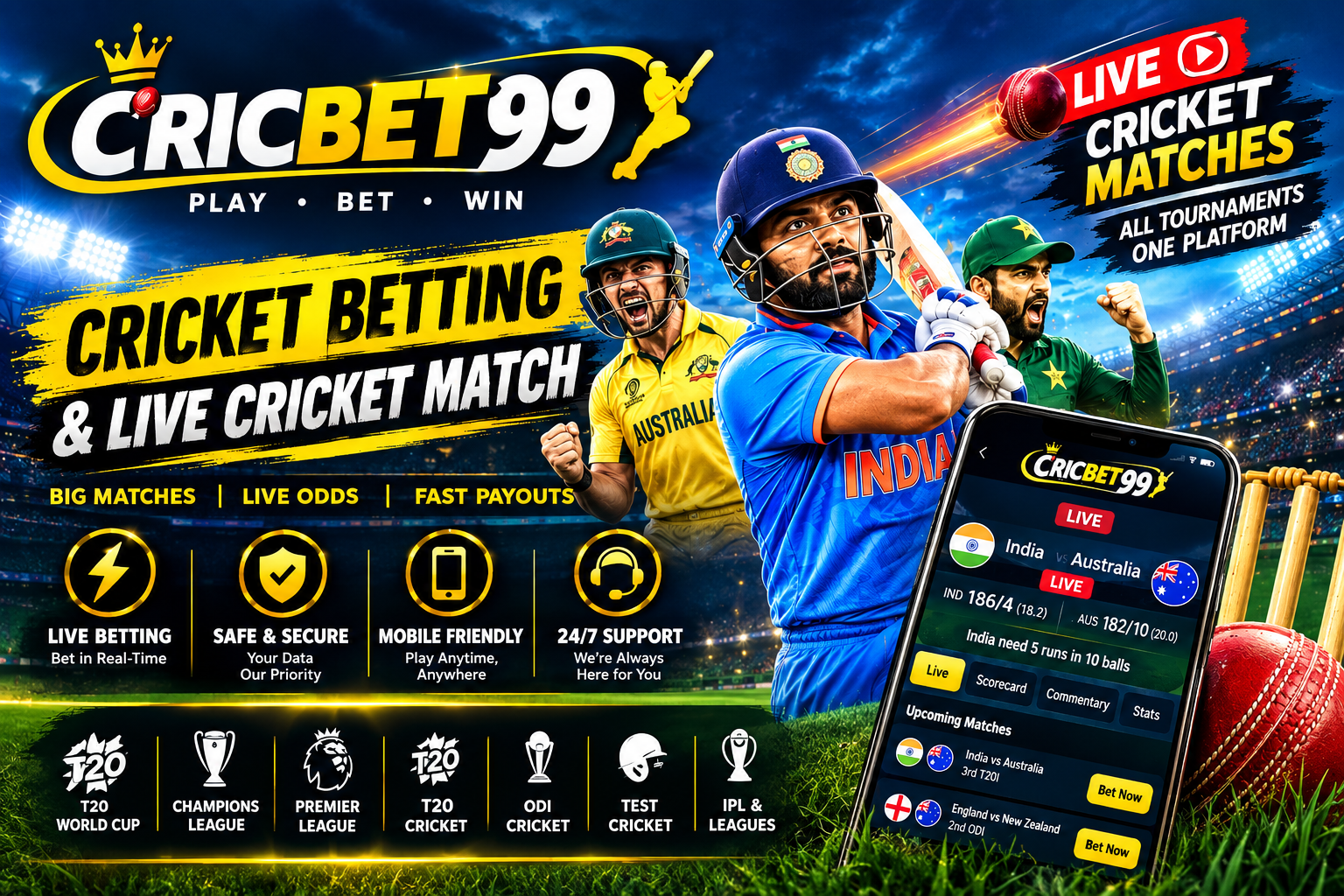 Cricbet99 cricket betting and live cricket match