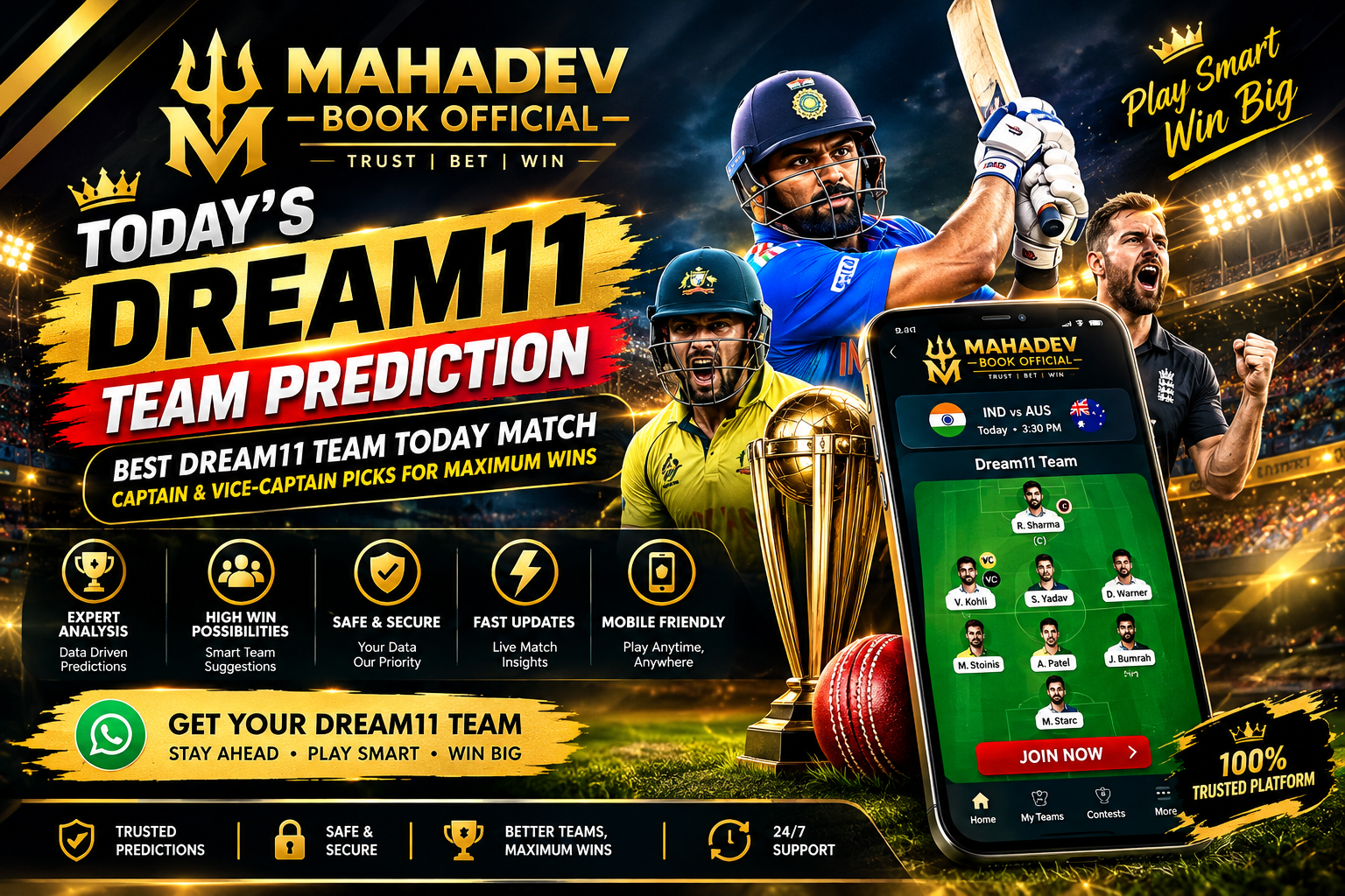 Fantasy cricket Dream11 team analysis placeholder