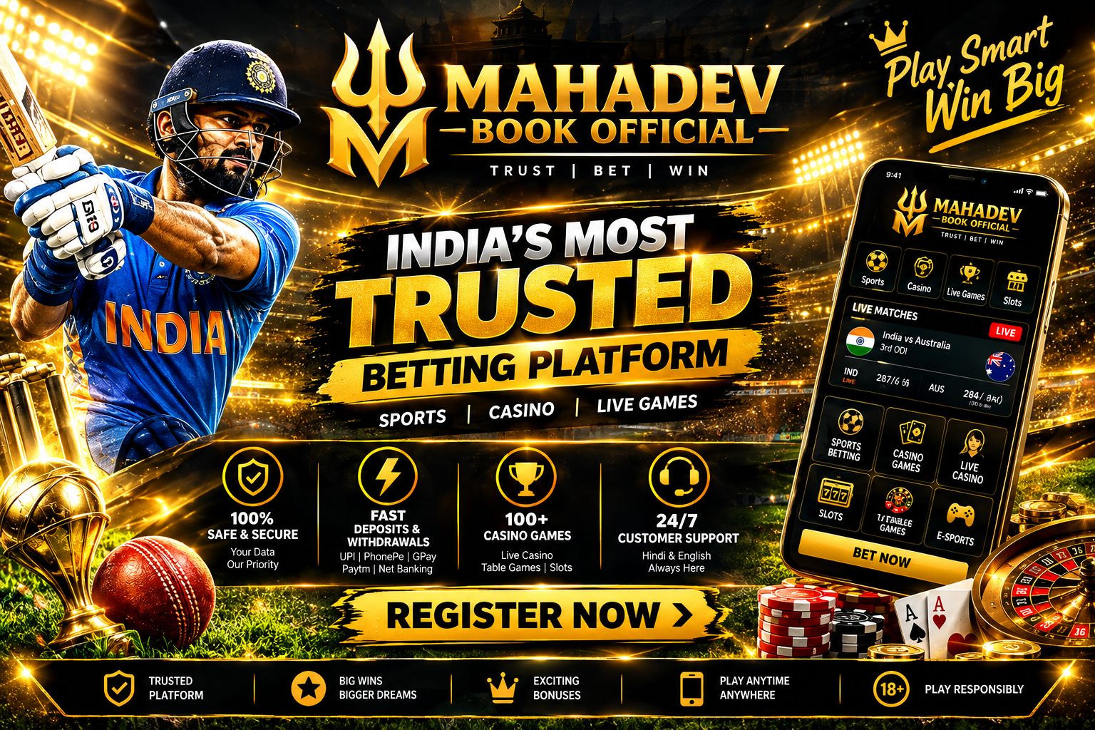 Lotus365 ID for Mahadev Book Officials